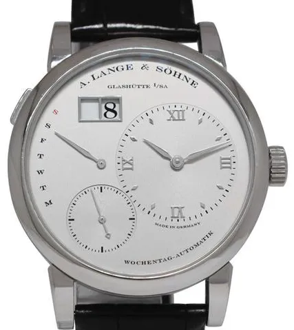 A. Lange & Söhne Lange 1 320.025 39.5mm Platinum Silver 1