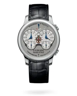 F.P. Journe Chronomètre à Résonance Chronometre a Resonance 40mm Platinum Silver