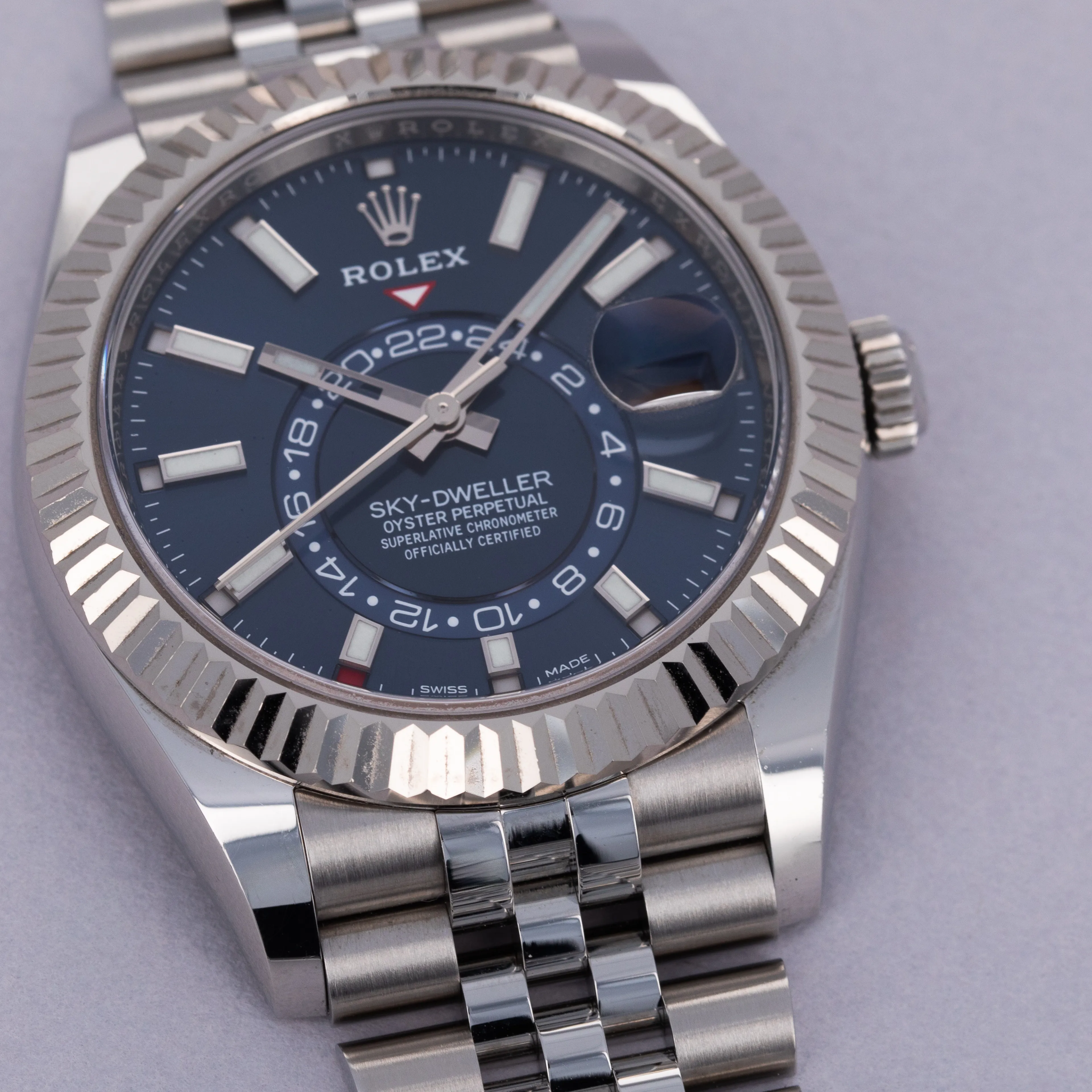 Rolex Sky-Dweller 326934 42mm White gold and Stainless steel Blue 1