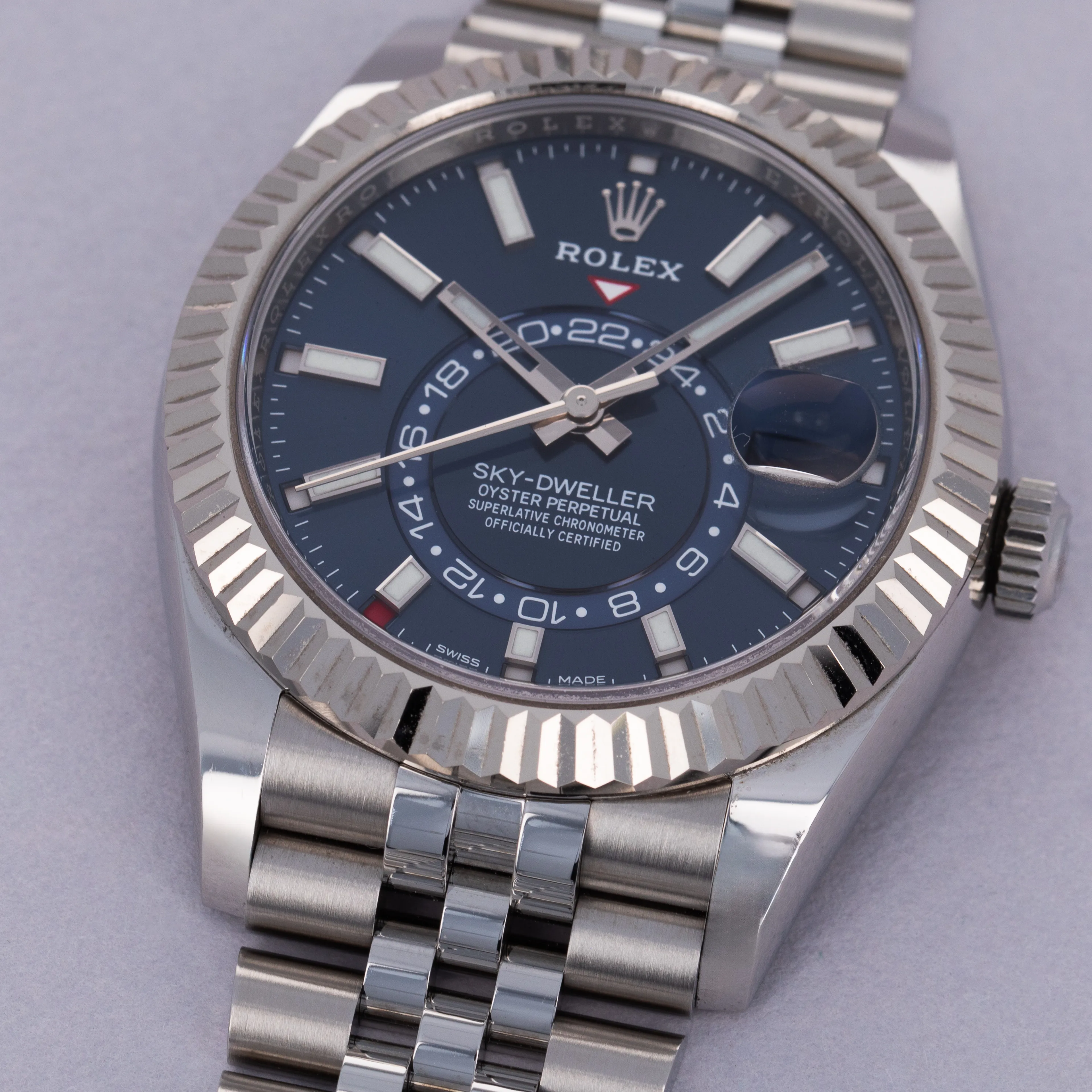 Rolex Sky-Dweller 326934 42mm White gold and Stainless steel Blue 2