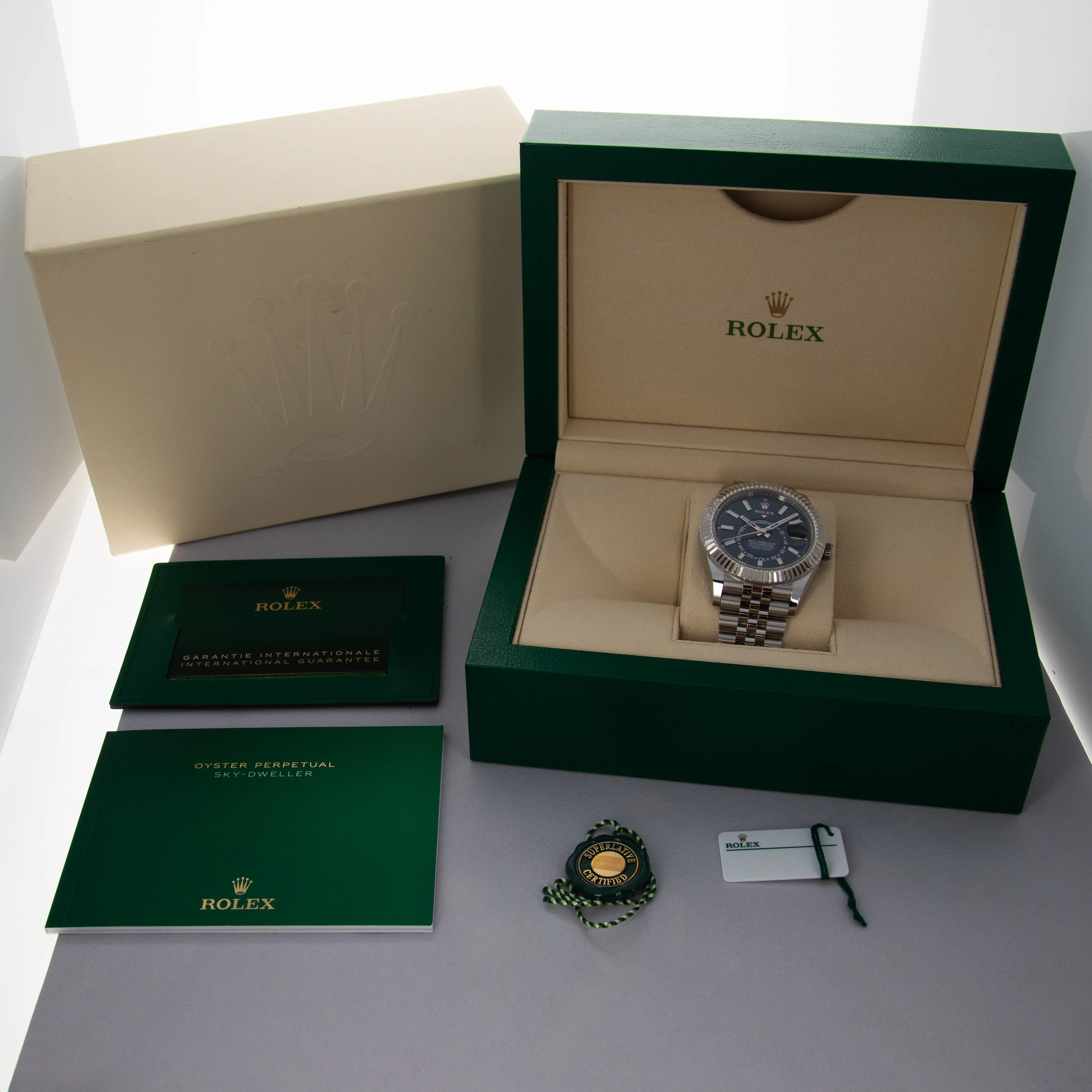 Rolex Sky-Dweller 326934 42mm White gold and Stainless steel Blue 14