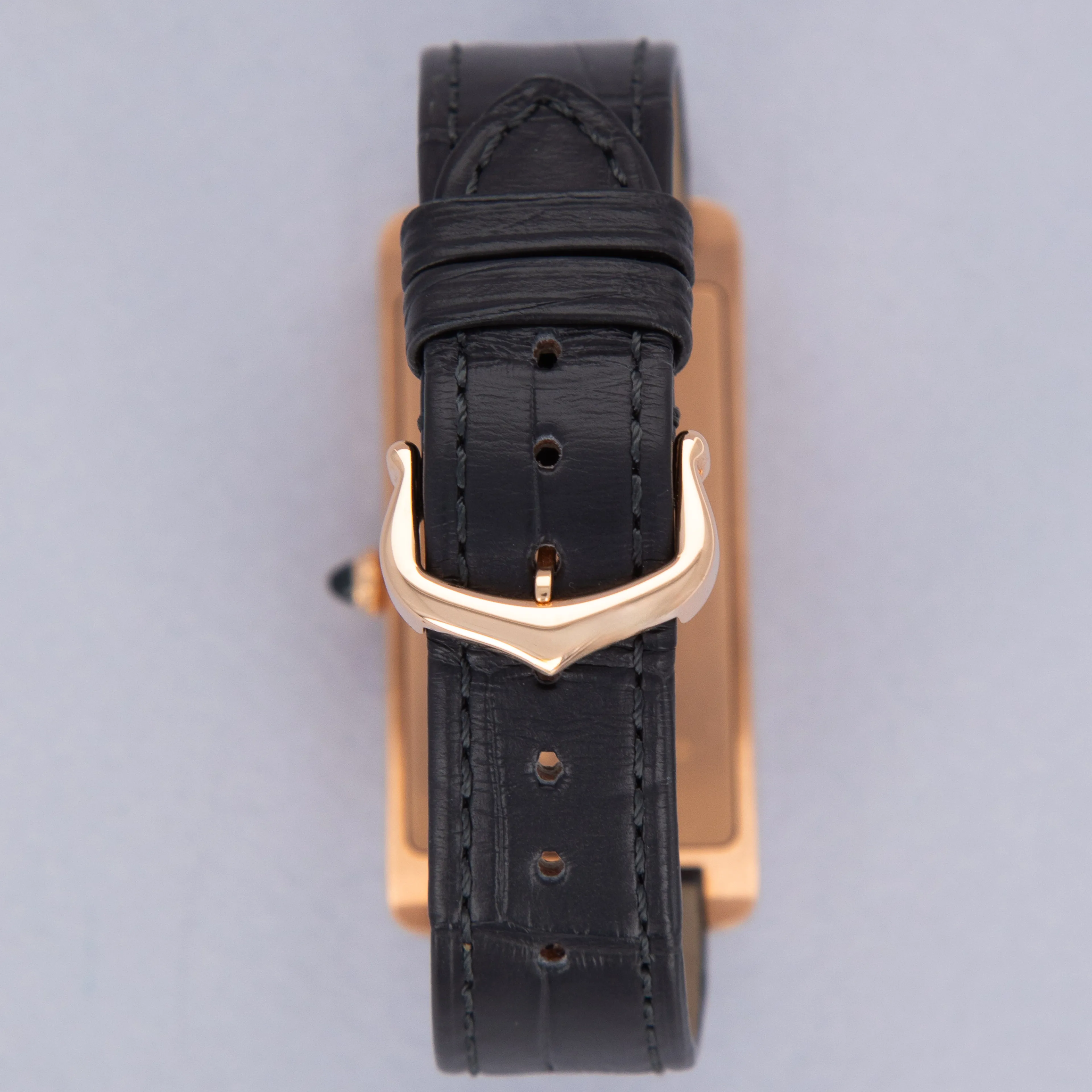 Cartier Tank Cintrée WGTA0025 46.5mm 18k rose gold Black 10