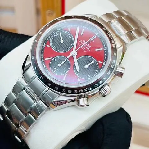 Omega Speedmaster Racing 326.30.40.50.11.001 40mm Stainless steel Red 2