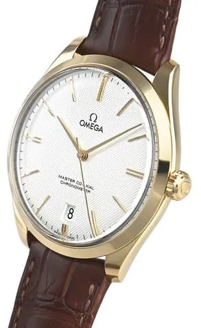 Omega De Ville 432.53.40.21.02.001 40mm Yellow gold Silver