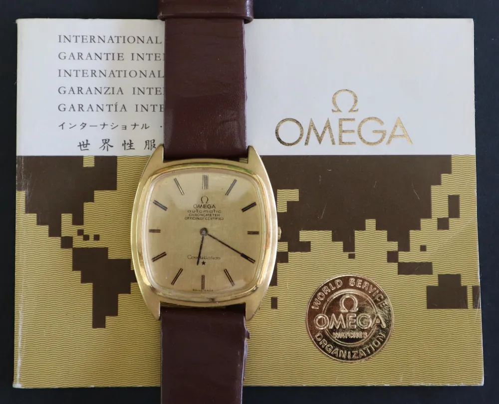 Omega Constellation 31mm 18k yellow gold