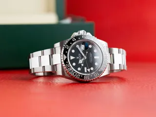 Rolex GMT-Master II 126710GRNR Stainless steel Black