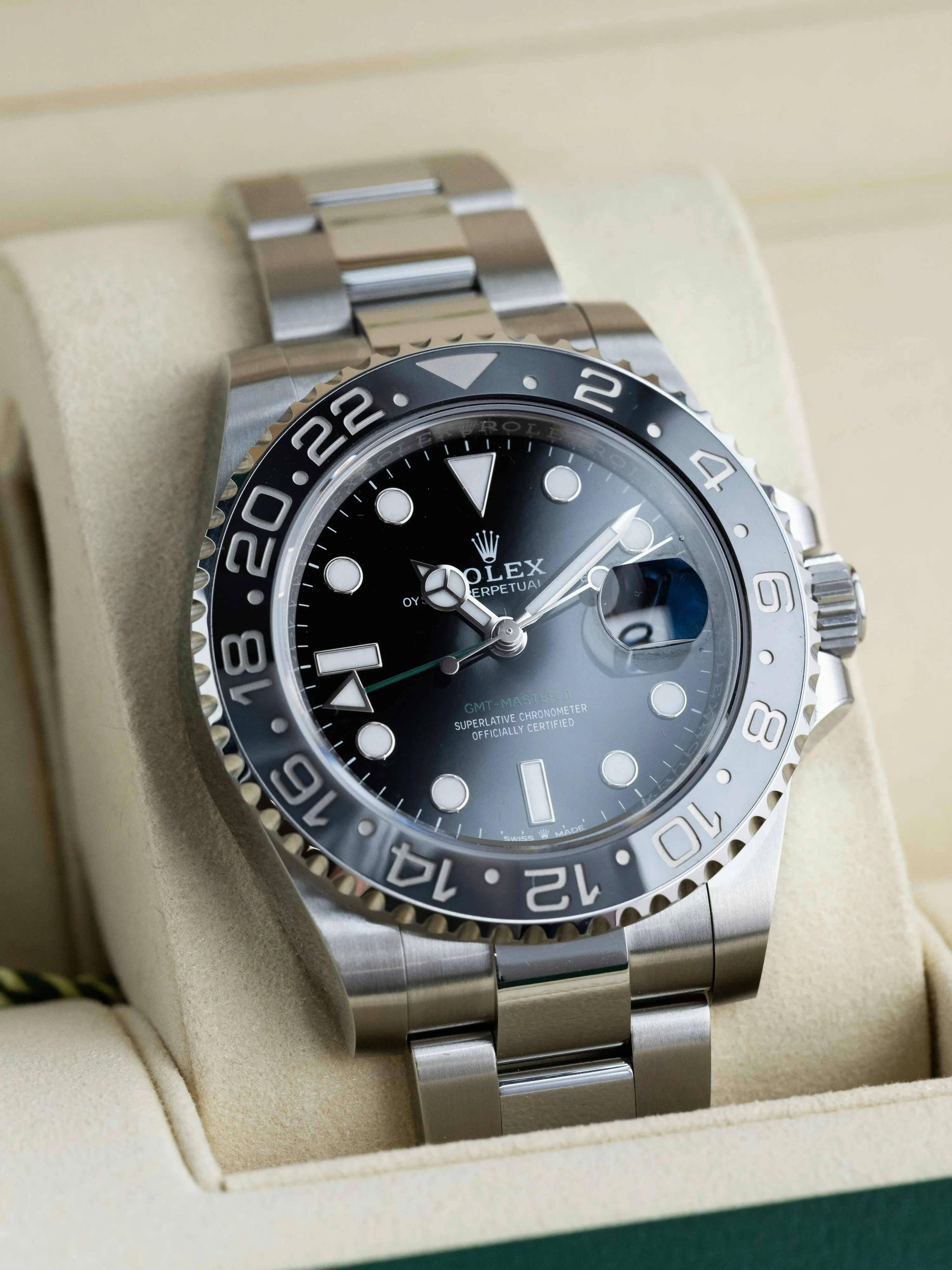 Rolex GMT-Master II 126710GRNR 40mm Stainless steel Black 18