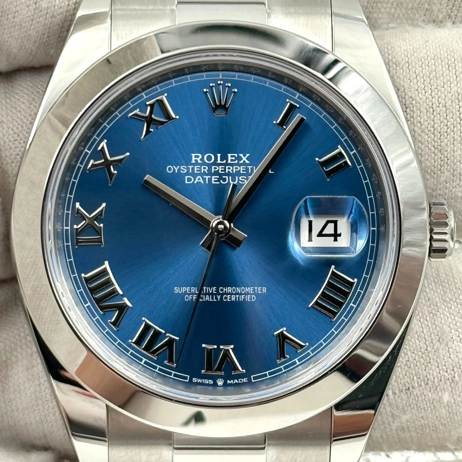 Rolex Datejust 41 126300-0017 41mm Oystersteel Blue