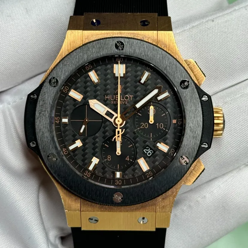 Hublot Big Bang 301.PM.1780.RX 44mm Rose gold Black