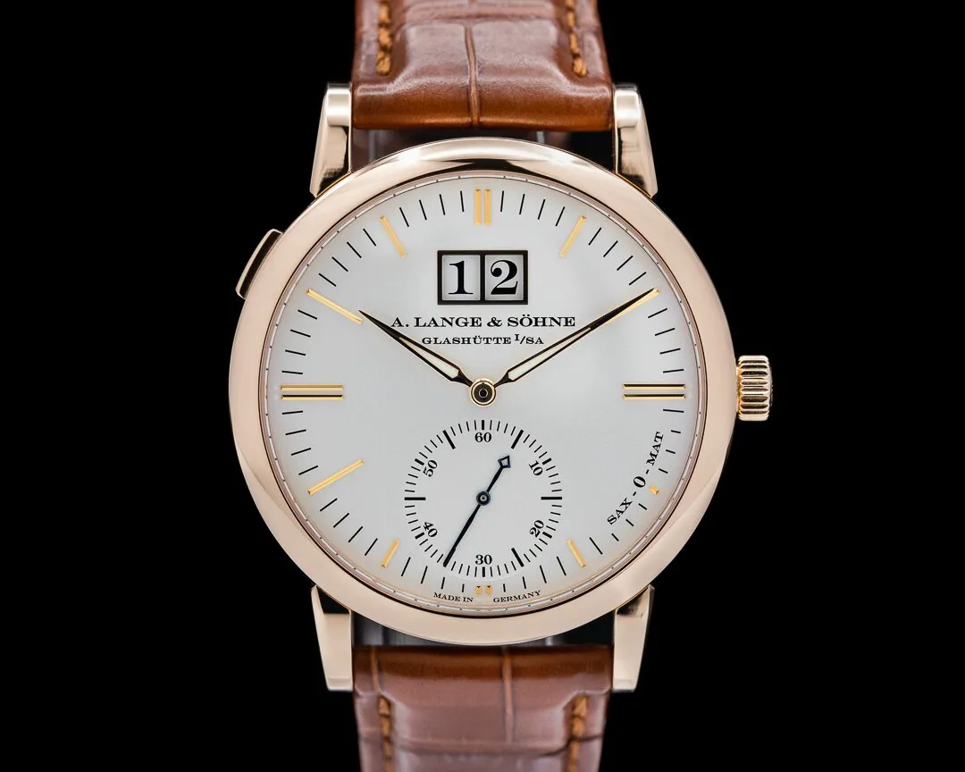 A. Lange & Söhne Langematik 308.032 37mm Rose gold Silver