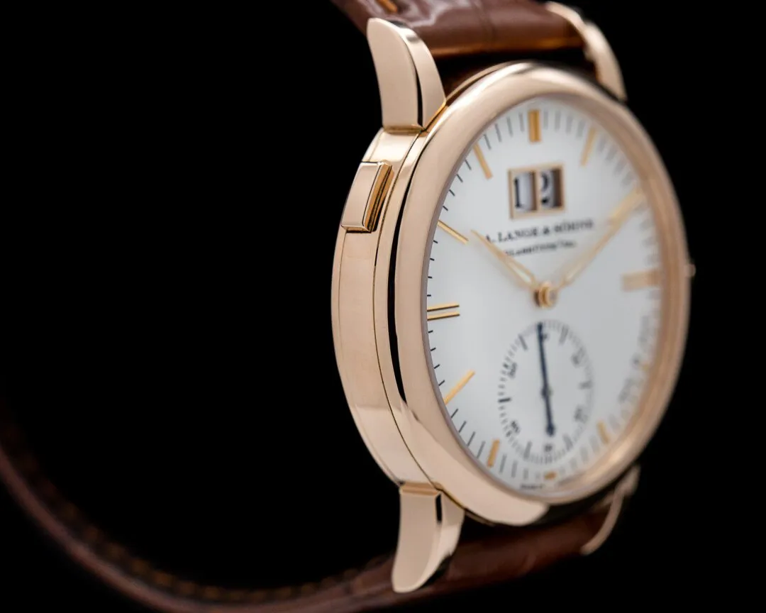 A. Lange & Söhne Langematik 308.032 37mm Rose gold Silver 2