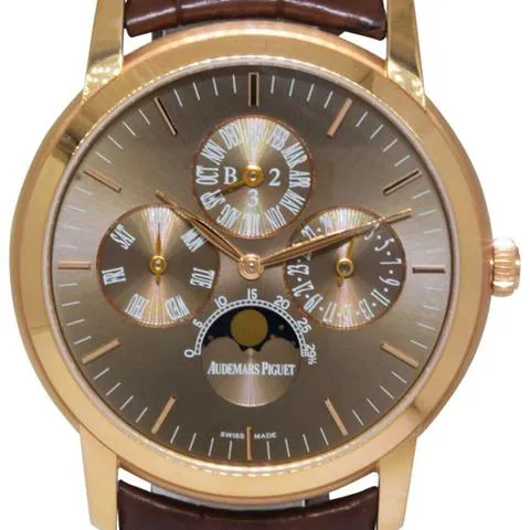 Audemars Piguet Jules Audemars 26390OR.OO.D093CR.01 41mm Rose gold Brown