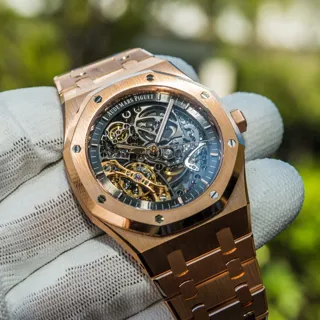 Audemars Piguet Royal Oak 15407OR.OO.1220OR.01 Rose gold Skeletonized