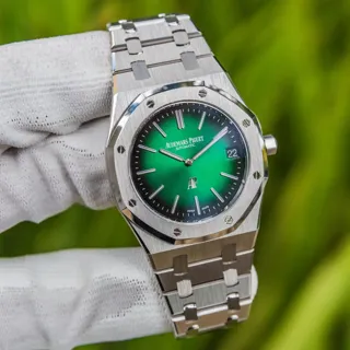 Audemars Piguet Royal Oak 16202PT.OO.1240PT.01 Platinum Green