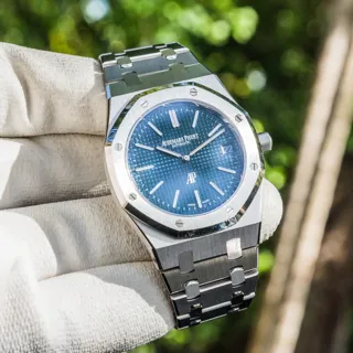 Audemars Piguet Royal Oak 16202ST.OO.1240ST.01 Stainless steel Blue