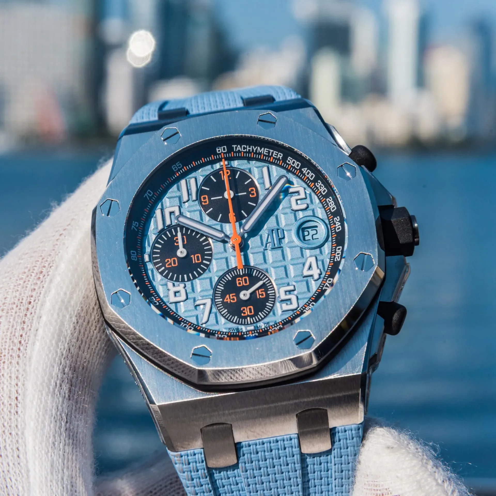 Audemars Piguet Royal Oak Offshore 26238ST.OO.A340CA.01 42mm Stainless steel Blue