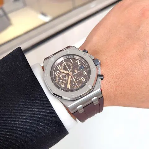 Audemars Piguet Royal Oak Offshore 26470ST.OO.A820CR.01 42mm Stainless steel Brown 1