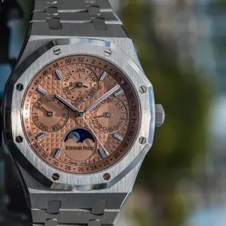 Audemars Piguet Royal Oak Perpetual Calendar 26615TI.OO.1220TI.01 Titanium Salmon