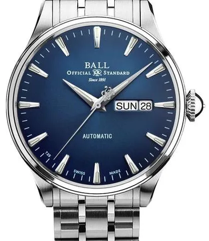 Ball Trainmaster NM2080D-S1J-BE 39.5mm Stainless steel Blue