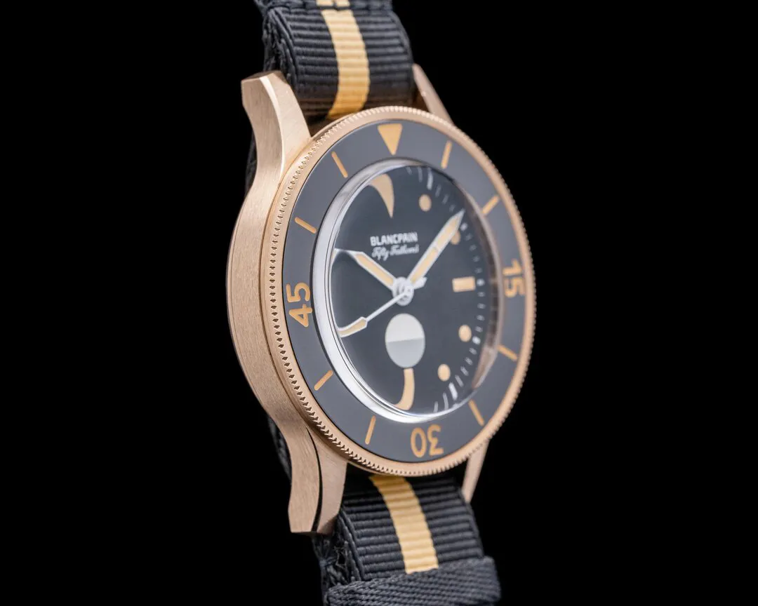 Blancpain Fifty Fathoms 5901 5630 NANA 41.5mm Bronze and Rose gold Black 2