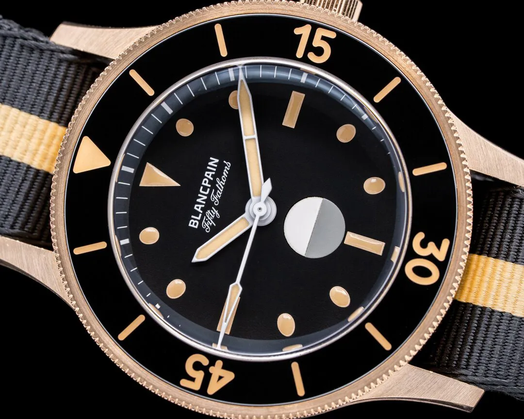 Blancpain Fifty Fathoms 5901 5630 NANA 41.5mm Bronze and Rose gold Black 4