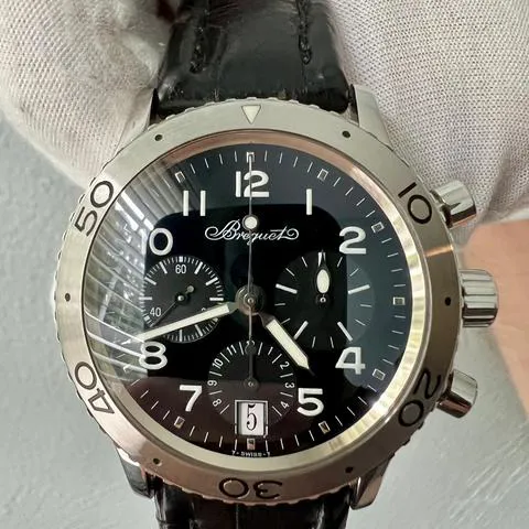 Breguet Type XX - XXI - XXII 3820 39mm Stainless steel Black