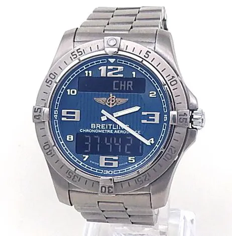 Breitling Aerospace E79362 42mm Titanium Blue