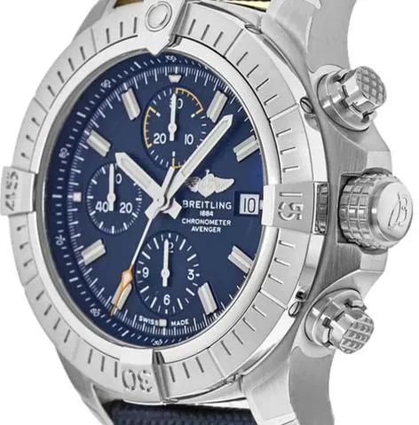 Breitling Avenger A13317101C1X2 45mm Stainless steel Blue 1