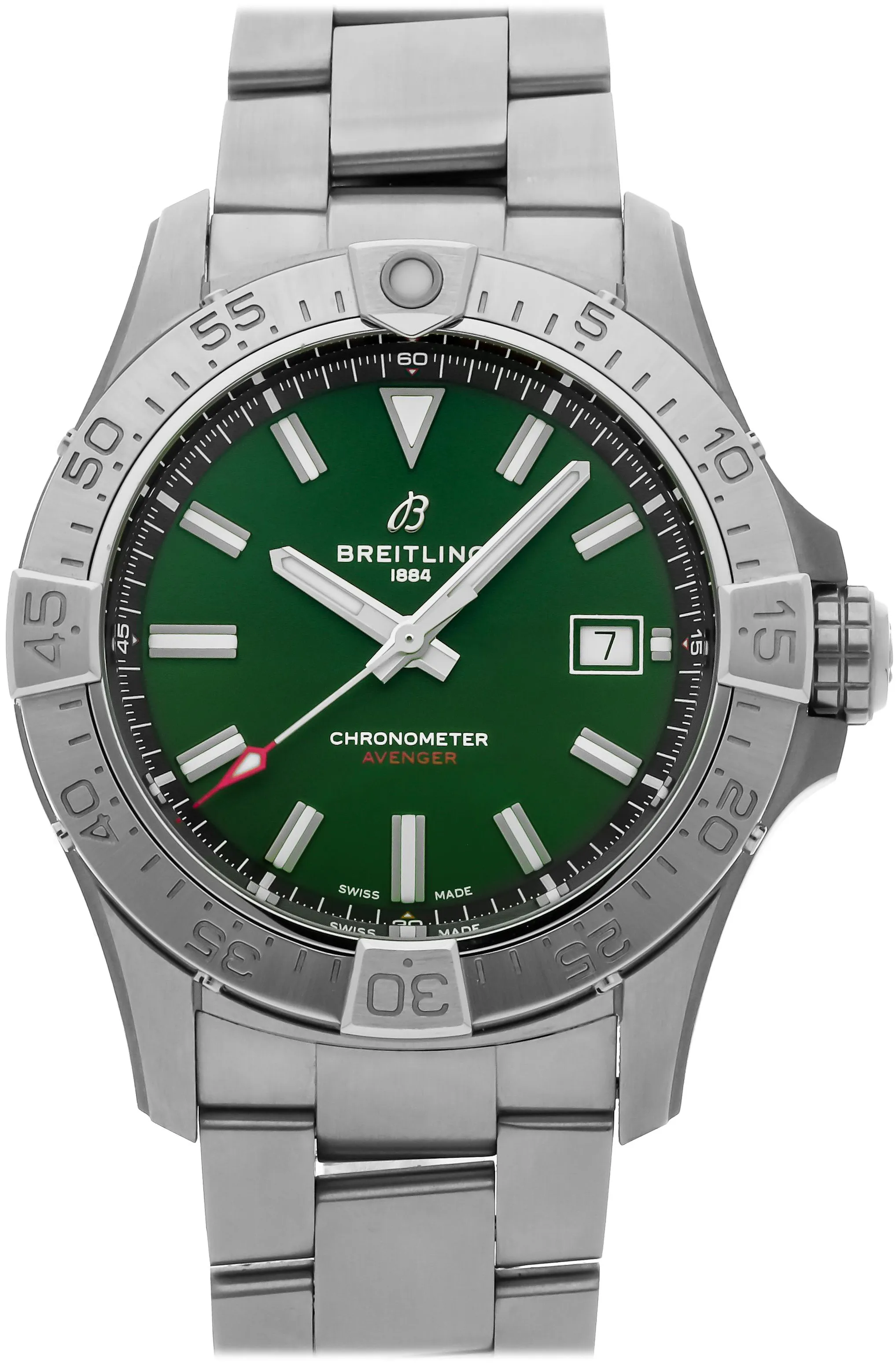 Breitling Avenger A17328101L1A1 42mm Stainless steel Green