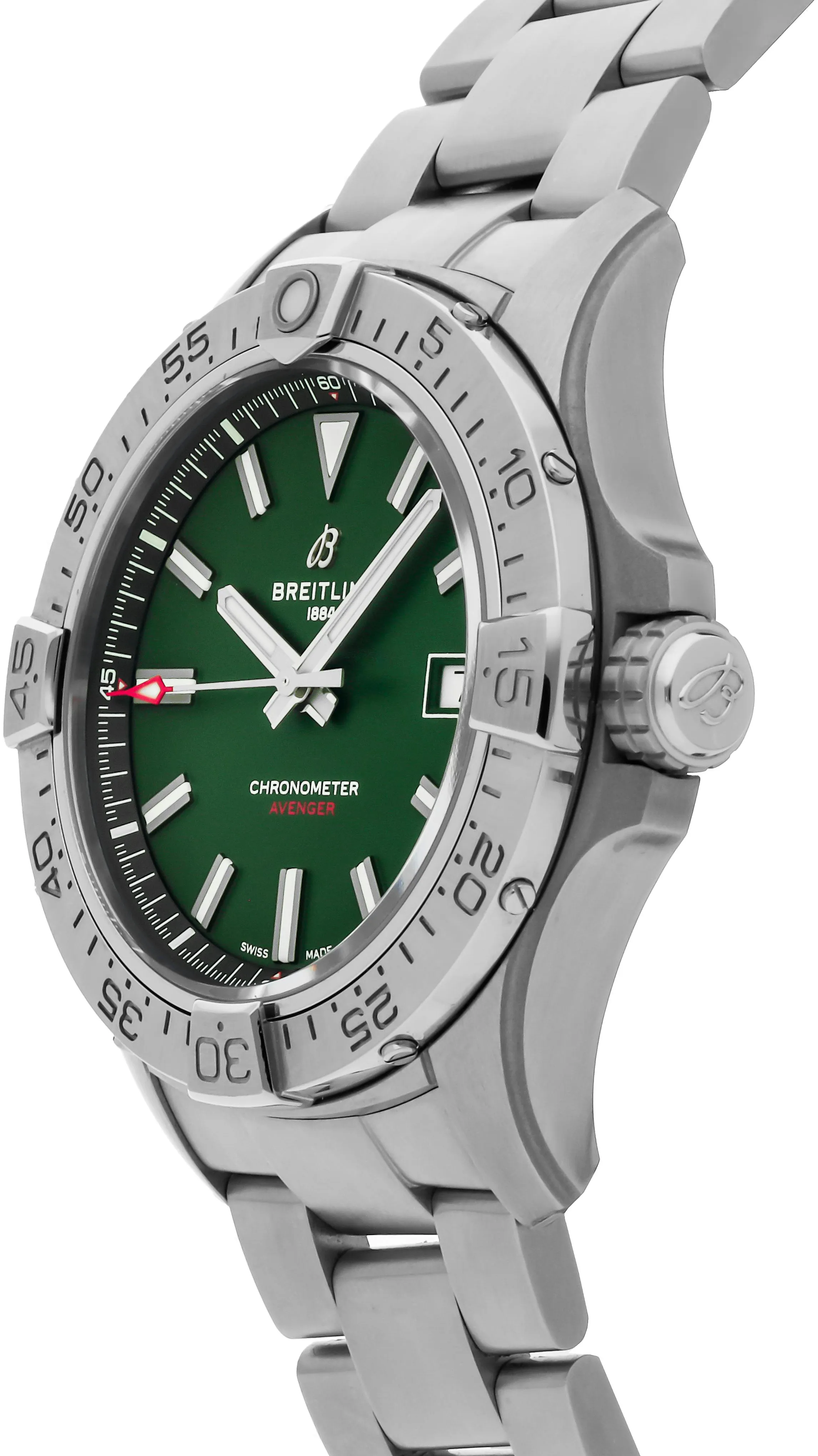 Breitling Avenger A17328101L1A1 42mm Stainless steel Green 1