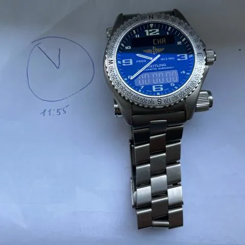 Breitling Emergency E76321 43mm Titanium Blue 3