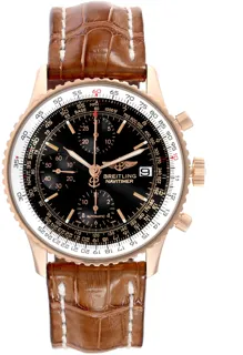 Breitling Navitimer 01 R13323 18k rose gold Black