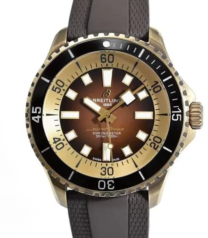 Breitling Superocean N17376201Q1S1 44mm Bronze Brown