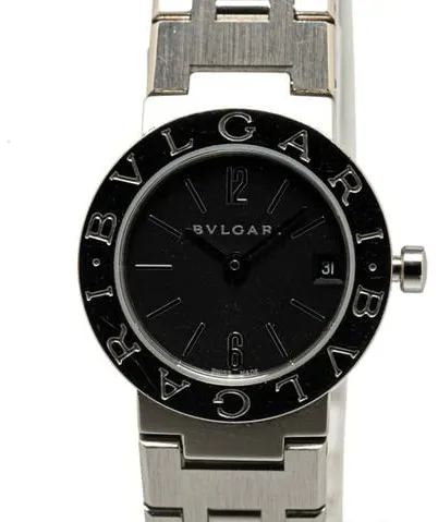 Bulgari Bulgari BB23SS 23mm Stainless steel Black