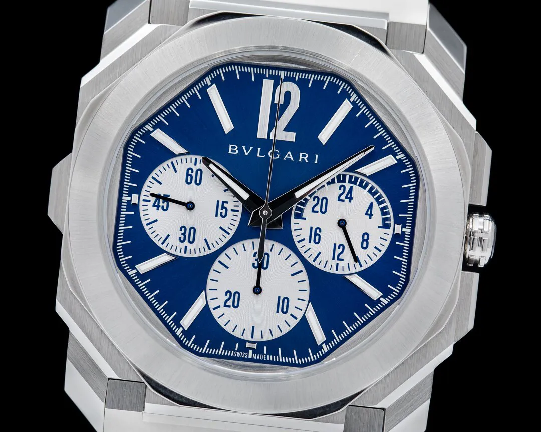 Bulgari Octo Finissimo 103467 42mm Titanium Blue 1