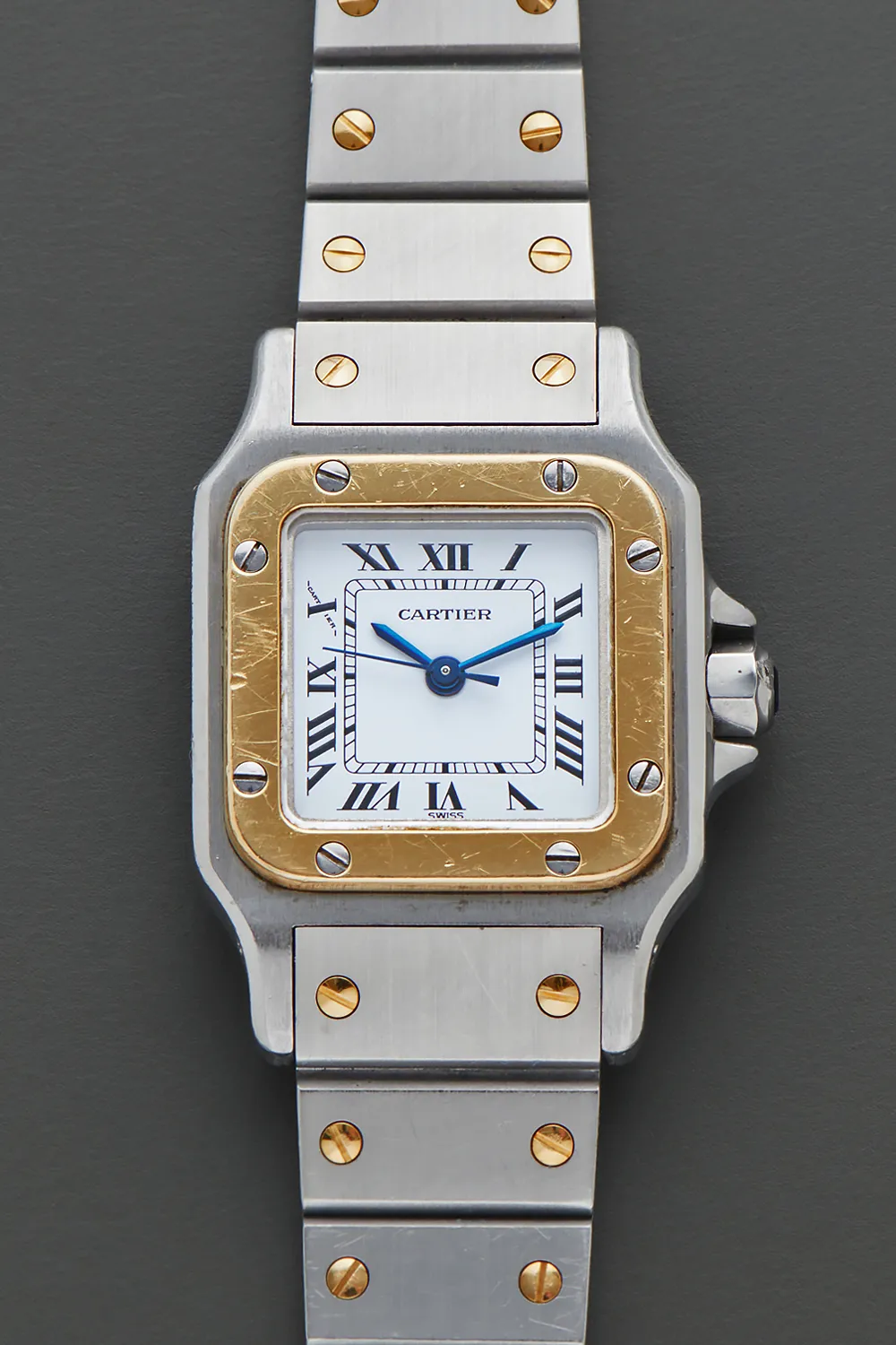 Cartier Santos 0902 24mm Stainless steel and 18k yellow gold