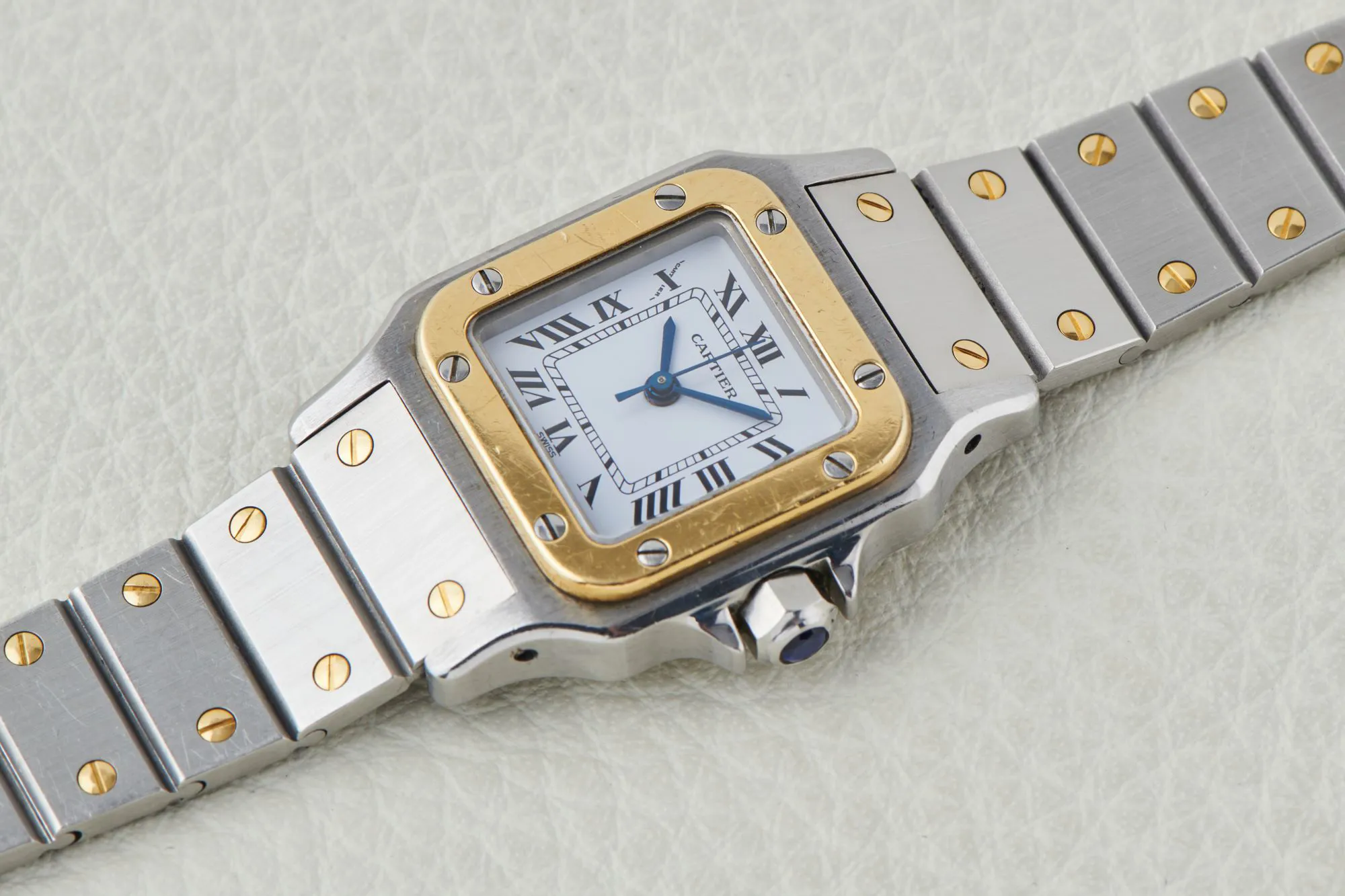 Cartier Santos 0902 24mm Stainless steel and 18k yellow gold 6