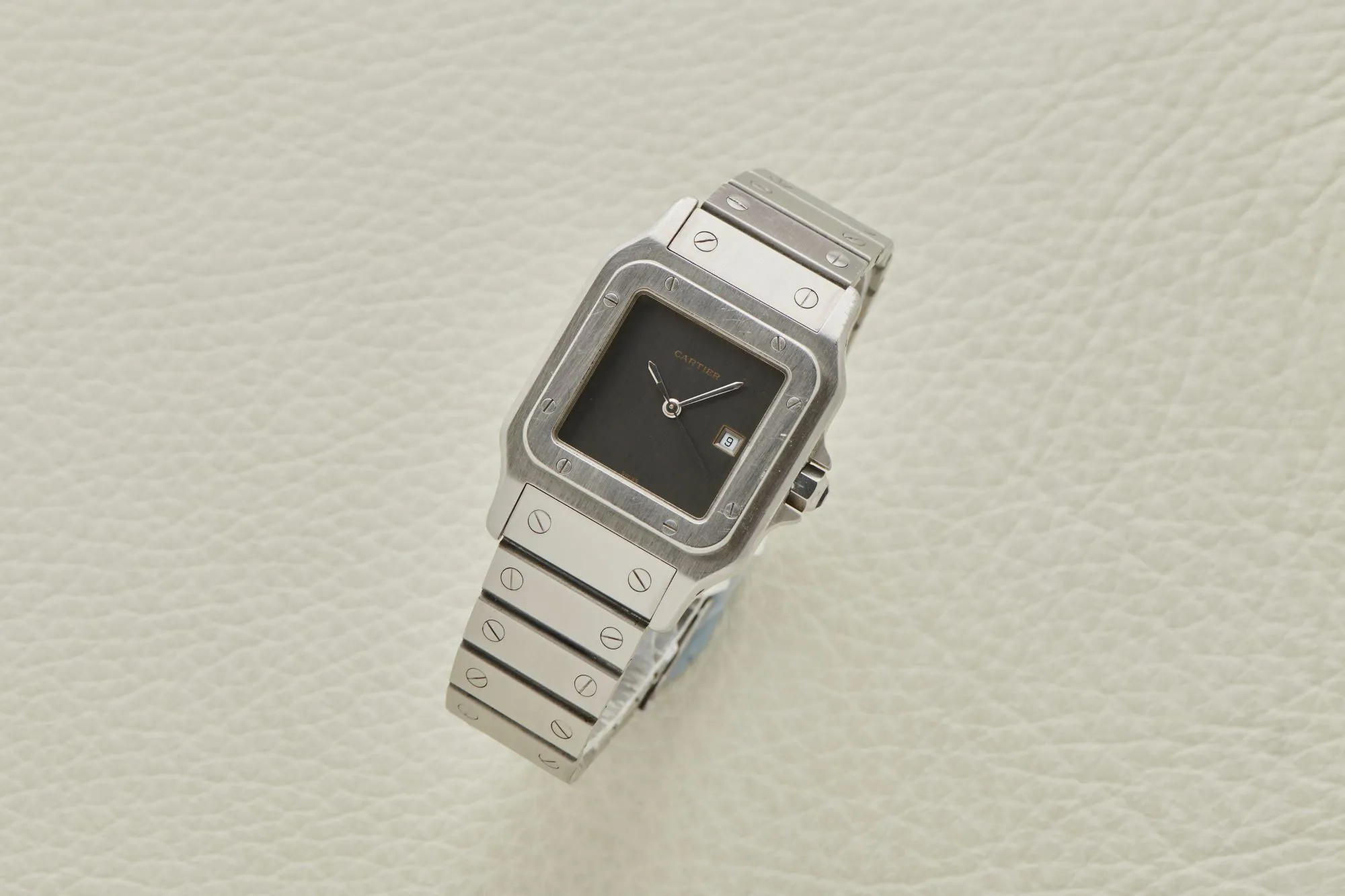 Cartier Santos 2960 29mm Stainless steel Gray 1