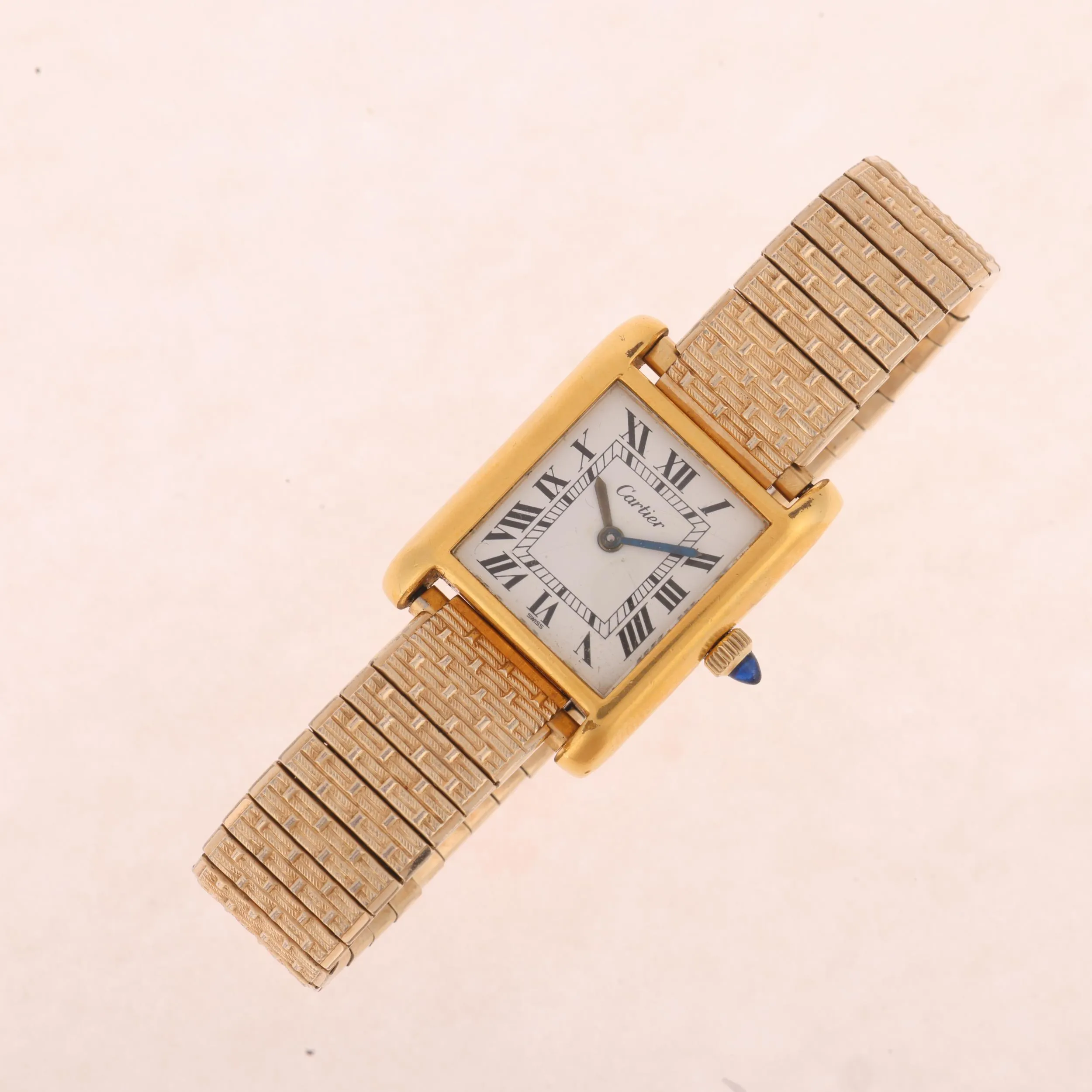 Cartier 5512106 21mm 18k Gold White 1