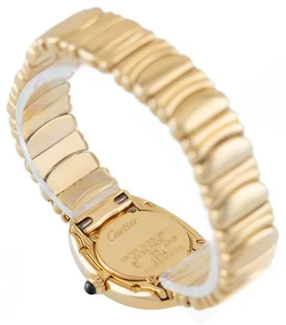 Cartier Baignoire 1954 22.5mm Yellow gold White 4