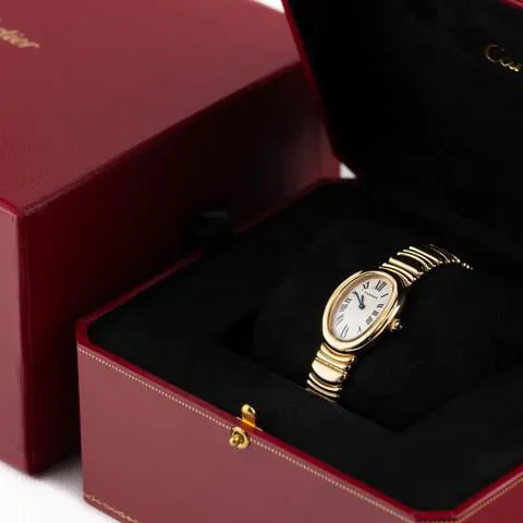 Cartier Baignoire 1954 22.5mm Yellow gold White 5