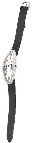 Cartier Baignoire WB510931 21.5mm White gold and 18k white gold Silver 1