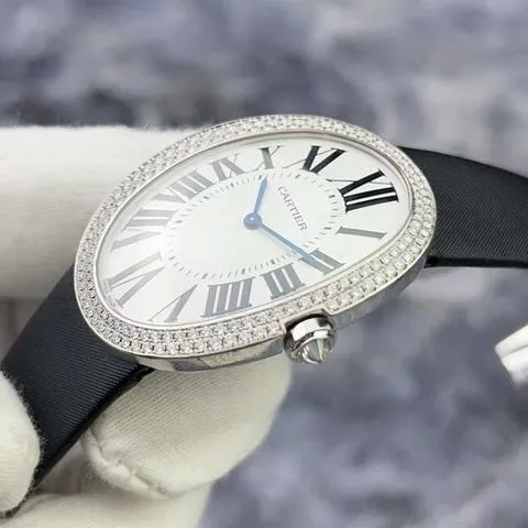 Cartier Baignoire WB520009 44mm White gold Silver 4