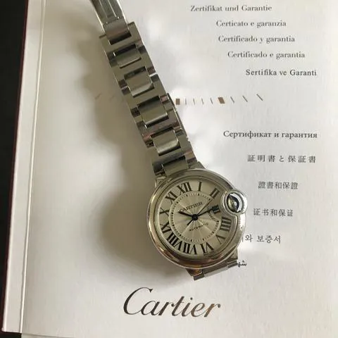 Cartier Ballon Bleu W6920071 33mm Stainless steel White 5