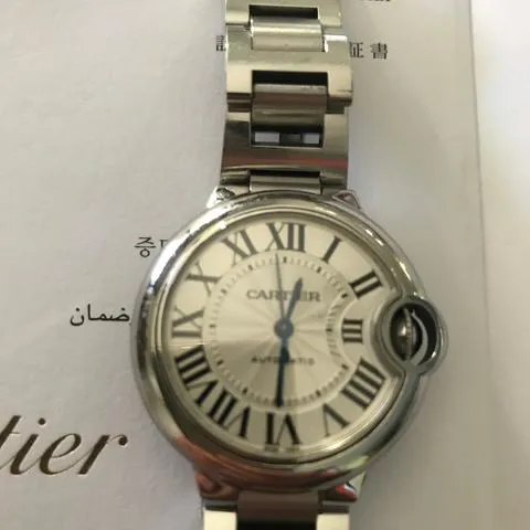 Cartier Ballon Bleu W6920071 33mm Stainless steel White 6