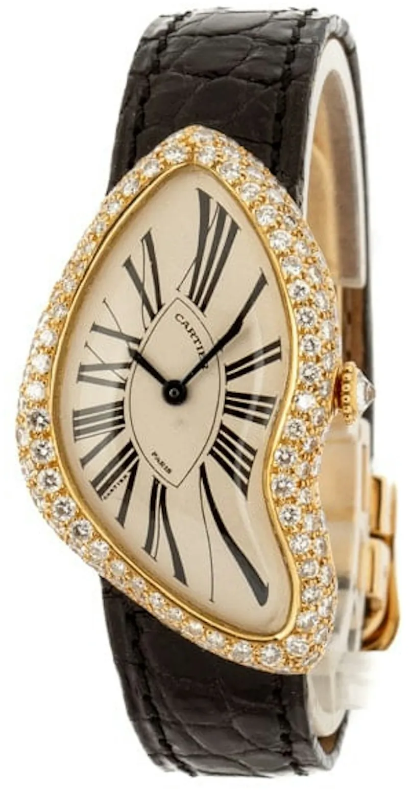 Cartier Crash 003 23mm Yellow gold Ivory 1