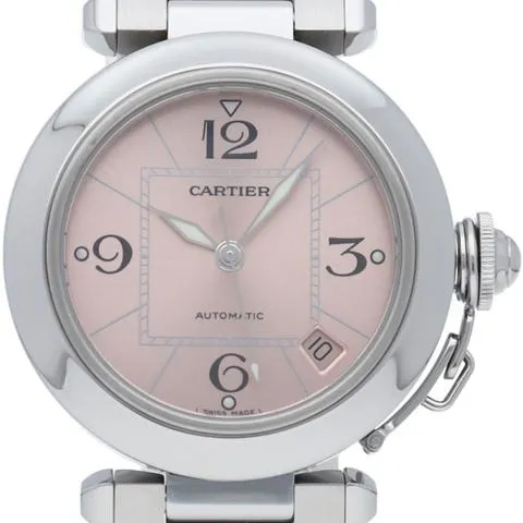 Cartier Pasha C W31075M7 35mm Stainless steel Rose