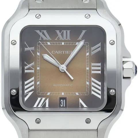 Cartier Santos de Cartier WSSA0064 40mm Stainless steel Brown