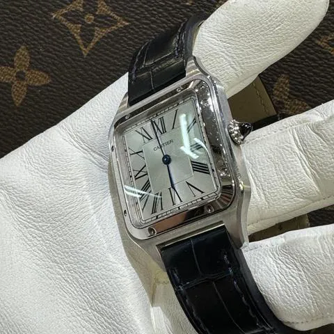 Cartier Santos Dumont WSSA0022 43.5mm Stainless steel Silver 4