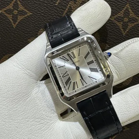 Cartier Santos Dumont WSSA0022 43.5mm Stainless steel Silver 5